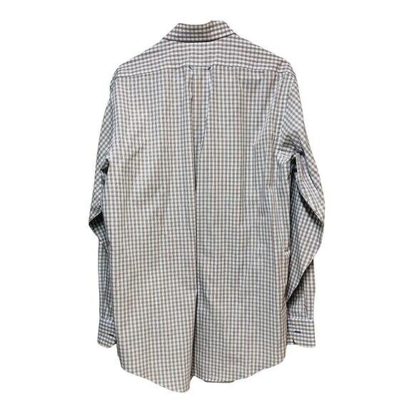 IZOD Wrinkle Free Quick Dry Twill Plaid Button Down Long Sleeve Shirt - Picture 11 of 12